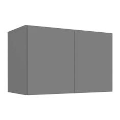 Armário De Cozinha Aéreo 2 Portas Multimóveis Mp2154 Preto Preto