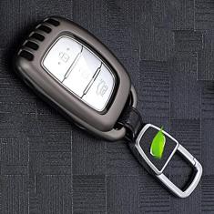 Porta-chaves do carro Capa Smart Zinc Alloy, adequado para Hyundai Tucson Creta i20 ix25 i10 i30 Verna Mistra Elantra, Porta-chaves do carro ABS Smart Car Key Fob