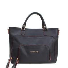 BOLSA FEMININA EM COURO ALÇA DE MÃO VERDE TIFFANY COM LARANJA "OLIVIA AMARANTOS"-Feminino