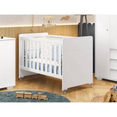 Berço 4 em 1 Estilo Clássico Evolution Branco Fosco