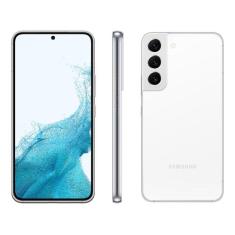 Smartphone Samsung Galaxy S22 128GB Branco 5G Octa-Core 8GB 6,1" RAM C