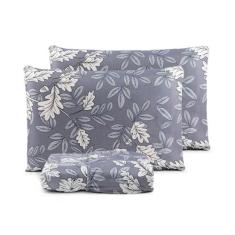 Jogo de Cama 400 Fios Percal Natura Estampado Toque Macio - DECORALAR,