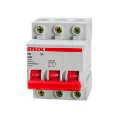 Disjuntor din steck tripolar 63a curva c