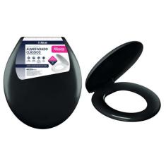 Assento Sanitário Almofadado Fofinho Tampa Vaso Cores - Primafer, Pret