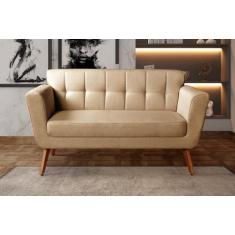 Namoradeira Sofá Bruna Moderna Decoração Sala Recepção - BELLA DECOR