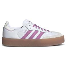 Adidas Sambae Tênis feminino (branco, roxo, 35), Branco, roxo, 35