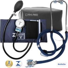 Aparelho Pressao Esfigmomanometro + Estetoscopio Pa Med - P. A. MED,  