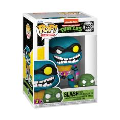 Boneco Funko Pop! As Tartarugas Ninja -Slash e Pré-mutado Slash