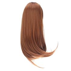 Boneca H de 8 a 9 Polegadas Peruca de Malha de Fibra de Alta Temperatura Boneca Encaracolada H Substituição para Boneca 1/3 Carmesim Com Acabamento Brilhante Proporcionando Luxo