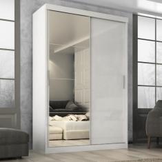 Guarda Roupa Roma 2 Portas Corre 2gav c/ Esp Branco
