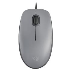Mouse Logitech com Fio USB M110 Cinza 910-006757-V