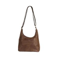 Bolsa Feminina Média Transversal Divisória Bolso Frontal Prática Luxo 