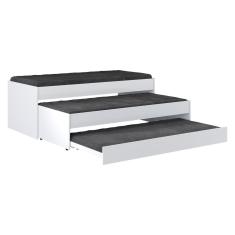 Tricama com Colchão Incluso Multimóveis FG0739 Branco