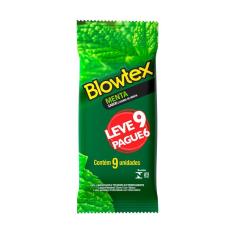 Preservativo Blowtex Menta Leve 9 Pague 6 unidades