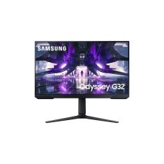 Monitor Gamer Samsung Odyssey G32 27" FHD, Tela Plana, 165Hz, 1ms, HDMI, FreeSync Premium, Game Mode Preto