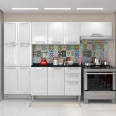 Cozinha Completa 4 Peças 13 Portas 2 Gavetas Tarsila Itatiaia Branco