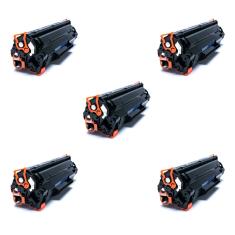 Kit 5x Toner Compatível Cb436a Cb436Ab | P1505 M1120 M1522