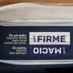 Colchão Casal Guldi Duplo Plus D28 (16x138x188) Branco e Azul