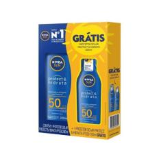 Protetor Solar Nivea Sun Protect & Hidrata FPS 50 Loção 200ml e Ganhe 