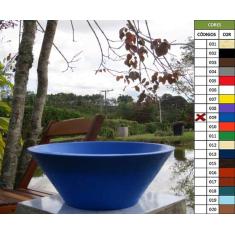 Vaso Planta 40x15 Bacia de Mesa Polietileno