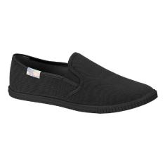 Tênis Slip On Beira Rio Básico Liso Lona Feminino-Feminino