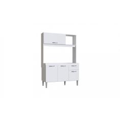 Cozinha Compacta Katy CZ 6041 04 Portas 01 Gaveta Branco - IRM Móveis
