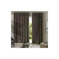 Cortina de Renda Donna Inter 300x180 cm Irlanda com Forro Ganache