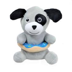 Cachorrinho  Pelúcia Baby Com Bóia 23 Cm