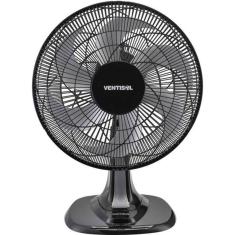 Ventilador De Mesa 40cm Com 6 Pás 220v Preto/cinza Ventisol