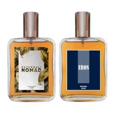 Kit Perfume Masculino - Patchouli Nomad + Eros 100Ml - Essência Do Bra