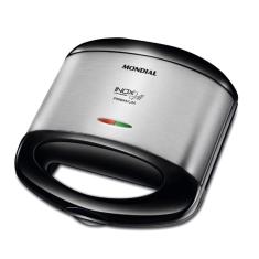 Grill e Sanduicheira Inox Premium Mondial S-07 800W