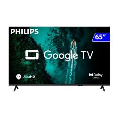 Smart TV Philips LED 65 4K Wi-Fi Google TV 65PUG7419/78
