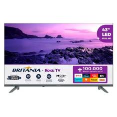 Smart 43 Britânia LED Dolby Audio Roku Bivolt
