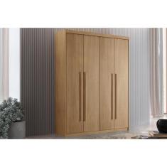 Guarda Roupa 4 Portas E 2 Gavetas Hawaii Naturale - Rufato