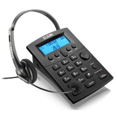 Telefone com Headset Elgin HST-8000 - Base Discadora - Registro na Anatel: 1276-14-5259