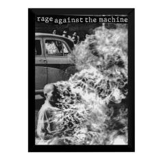 Quadro Rage Against The Machine Banda Capa Poster Moldurado