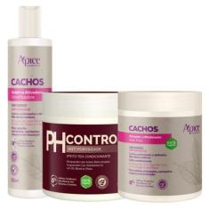 Kit Apse Cachos Anti Porosidade Creme Pentear Ativador De Cachos + Mas