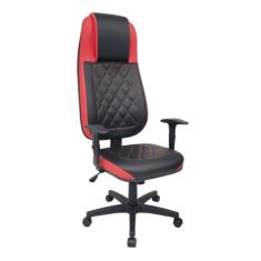 Cadeira Gamer para Home Office Linha Gamer Blenda Vermelho - Design Of
