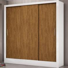 Guarda-roupa Sem Espelho Branco/freijó Carioca Móveis