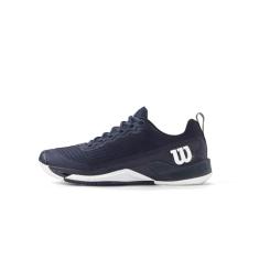WILSON Tênis masculino Rush Pro 4.5, Blazer azul marinho/branco, 41