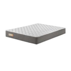 Colchão Casal Ecoline Espuma D45 Veludine 138x188x25cm Cinza/branco