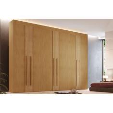 Guarda Roupa Casal 6 Portas E 6 Gavetas Lucca Premium Naturale - Rufato