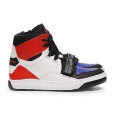 Hardcorefootwear SNEAKER SLIM HARDCOREFOOTWEAR 3785 CONFORT VERMELHO/AZUL/BRANCO 37-Feminino