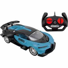 Carrinho de Controle Remoto - Eagle Eye - 7 Funções - Azul - Candide