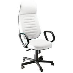 Cadeira Presidente Com Espaldar Alto Linha Blenda Branco