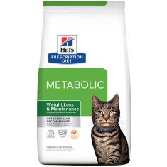 Ração Seca Hill's Prescription Metabolic Perda e Manutenção de Peso para Gatos - 1,81 Kg