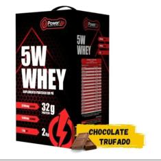 Suplemento Whey Protein 5W Power Up 2Kg Proteína (Concentrada Isolada