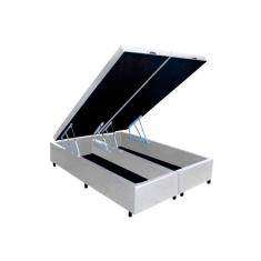 Cama Box Baú King Universal Courano White (186x198x35) - Costa Rica
