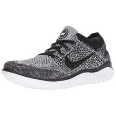 NIKE Women's Free RN Fly Running Shoes White/Black 10