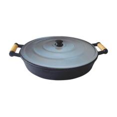 Frigideira De Ferro Fundido Com Tampa De Alumínio - 4 Lt - Rig Fundido